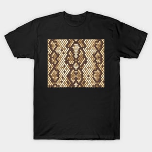 Snake Skin Seamless Pattern Print T-Shirt
